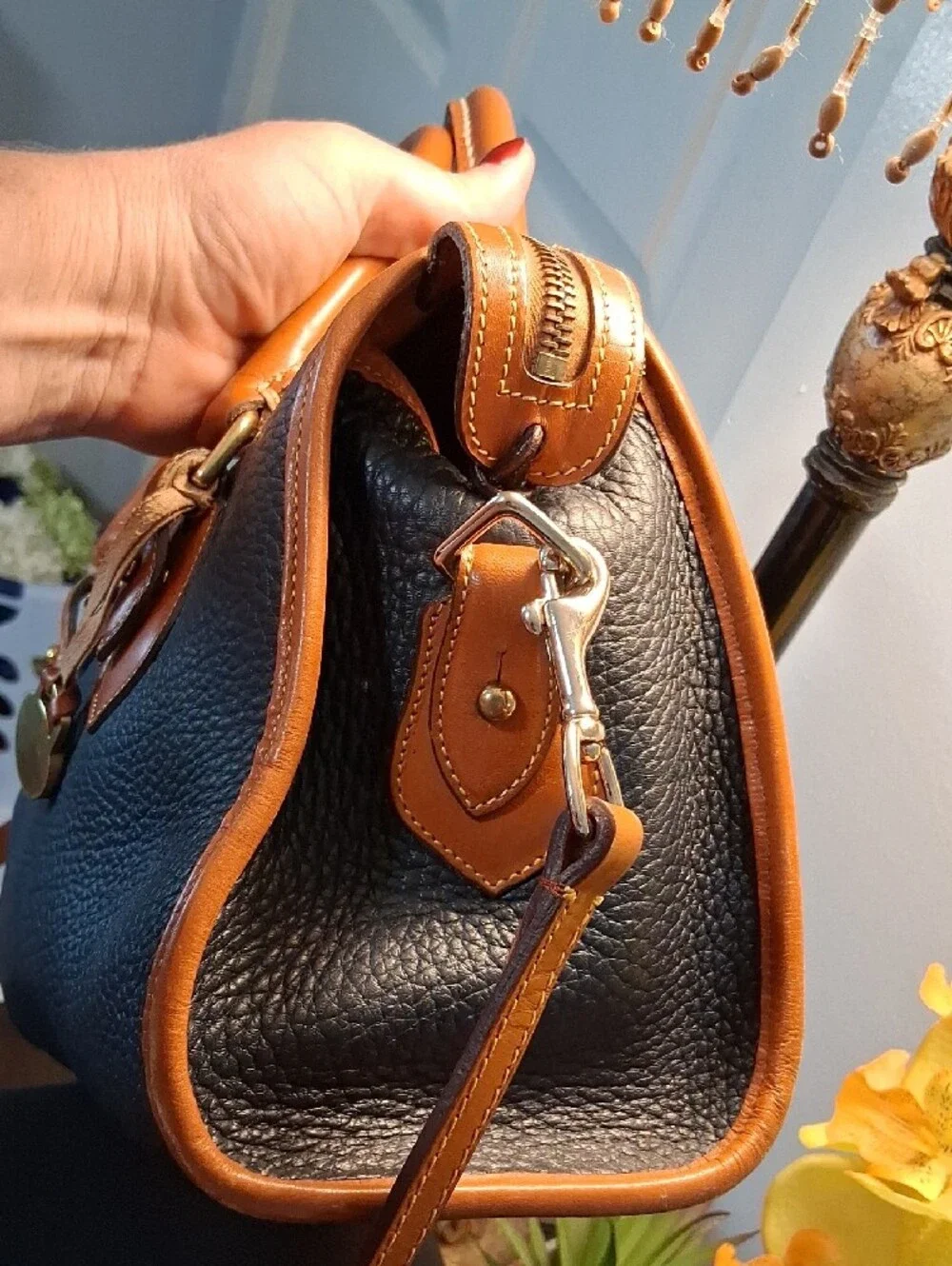VINTAGE DOONEY & BOURKE Leather Satchel and Wallet Set